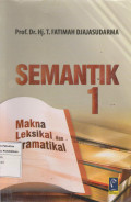 Semantik 1: makna leksikal dan gramatikal