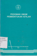 Pedoman umum pembentukan istilah