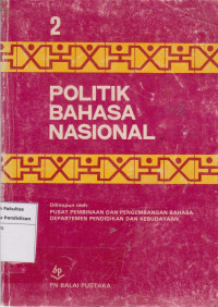 Politik bahasa nasional