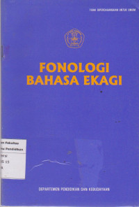 Fonologi bahasa Ekagi