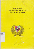 Petunjuk penataran P-4 pola 100 jam