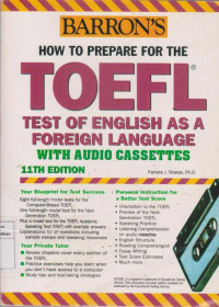 How to prepare the toefl: test of english as a foreign language