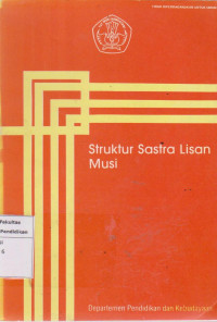 Struktur sastra lisan Musi