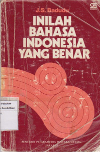 Inilah bahasa Indonesia yang benar