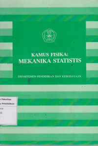 Kamus fisika: mekanika statistis