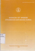 Wawacan siti ningrum (terjemahan dari bahasa sunda)