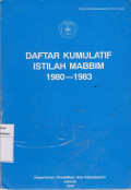 Daftar komulatif istilah MABBIM 1980-1983