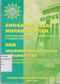 Anggaran dasar muhammadiyah