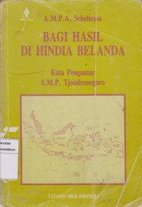 Bagi hasil di Hindia Belanda