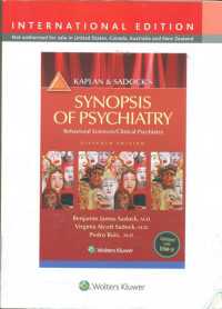 Synopsis of psychiatry