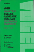 Vogel Buku Teks Analisis Anorganik Makro dan Simimikro