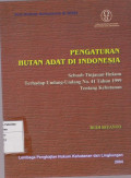 Pengaturan Hutan Adat di Indonesia