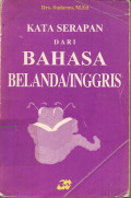 Kata Serapan dari Bahasa Belanda/Inggris