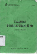 Evaluasi pembelajaran di sd