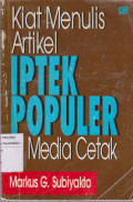 Kiat menulis iptek populer