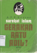 Sarekat islam gerakan ratu adil