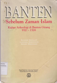 Banten: sebelum zaman islam