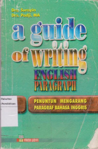 A guide of writing english paragraph