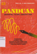 Panduan Skripsi, Tesis, Disertasis 