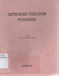 Metodologi Penelitian Pendidikan