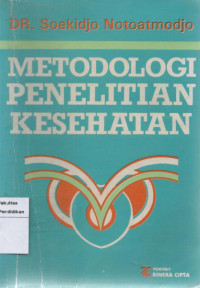 Metodologi Penelitian Kesehatan