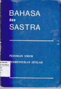 Bahasa Dan Sastra 