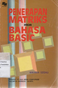 Penerapan matriks dengan bahasa basic