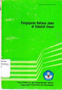 Pengajaran bahasa jawa di sekolah dasar