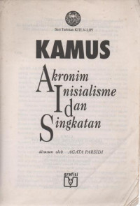 Kamus Akronim Inisialisme dan Singkatan