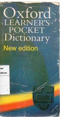 Oxford Learner's Pocket Dictionary: New Edition