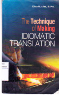 Technique of making idiomatic translation