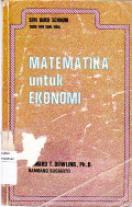 Matematika Untuk Ekonomi 