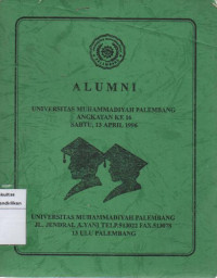 Alumni Universitas Muhammadiyah Palembang Angkatan Ke 16