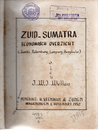 Zuid sumatra: economisch overzicht: Jambi, palembang, Lampung, Bengkulu