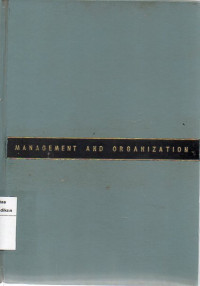 Management And Organization