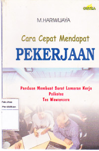 Cara Cepat Mendapat Pekerjaan