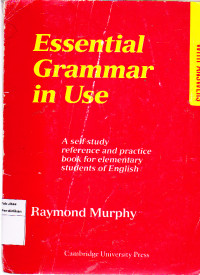 Essential grammar in use