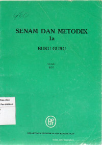 Senam dan metodik 1a buku guru