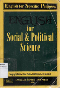 English For Specific Purposes: English For Social and Political Science