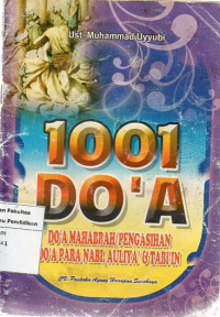 1001 Do'a: Do'a Mahabbah/Pengasihan Do'a Para Nabi, Auliyah' & Tabi'in