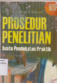 Prosedur penelitian (suatu pendekatan praktik)