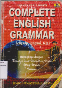 complete english grammar: lengkap, ringkas, jelas