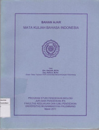 Bahan Ajar Mata Kuliah Bahasa Indonesia