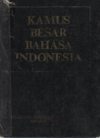 Kamus Besar Bahasa Indonesia