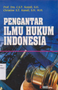 Pengantar Ilmu Hukum  Indonesia 