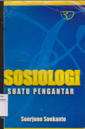 Sosiologi Suatu Pengantar