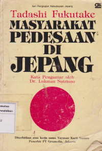 Masyarakat pedesaan di Jepang