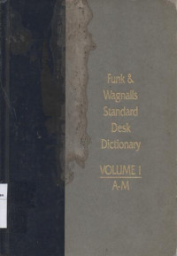 Standard Desk Dictionary Volume 1