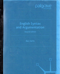 English Syntax And Argumentation