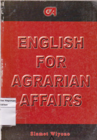 English for Agrarian Affairs